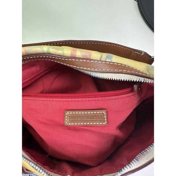 VTG Dooney & Bourke Colorful Alphabet Print Women's Bag (yellowed PVC) - Picture 10 of 13